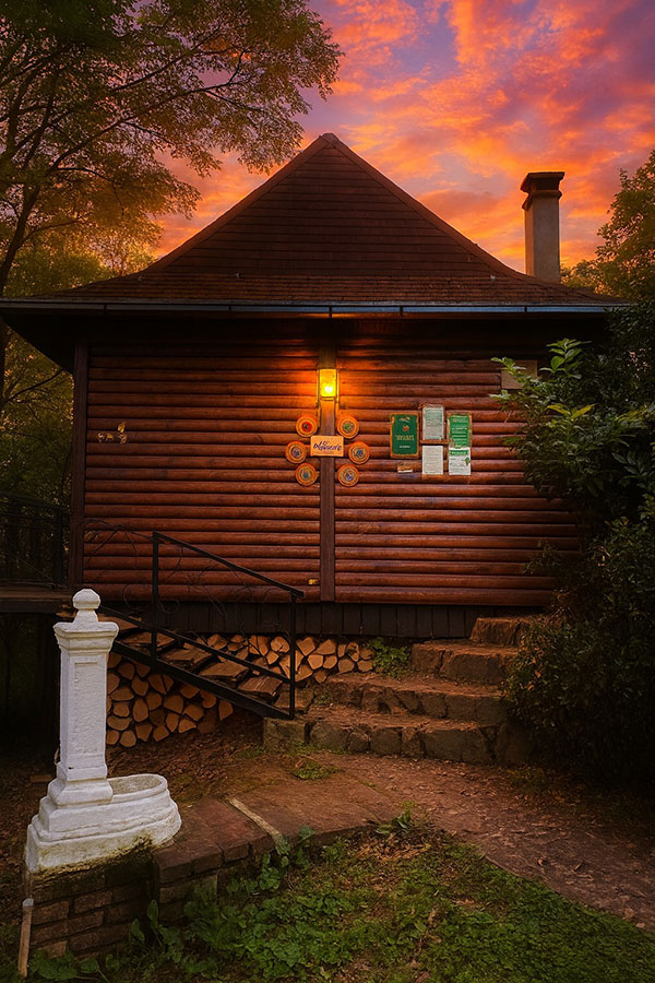 Ranč Platan Wellness unikatna brvnara